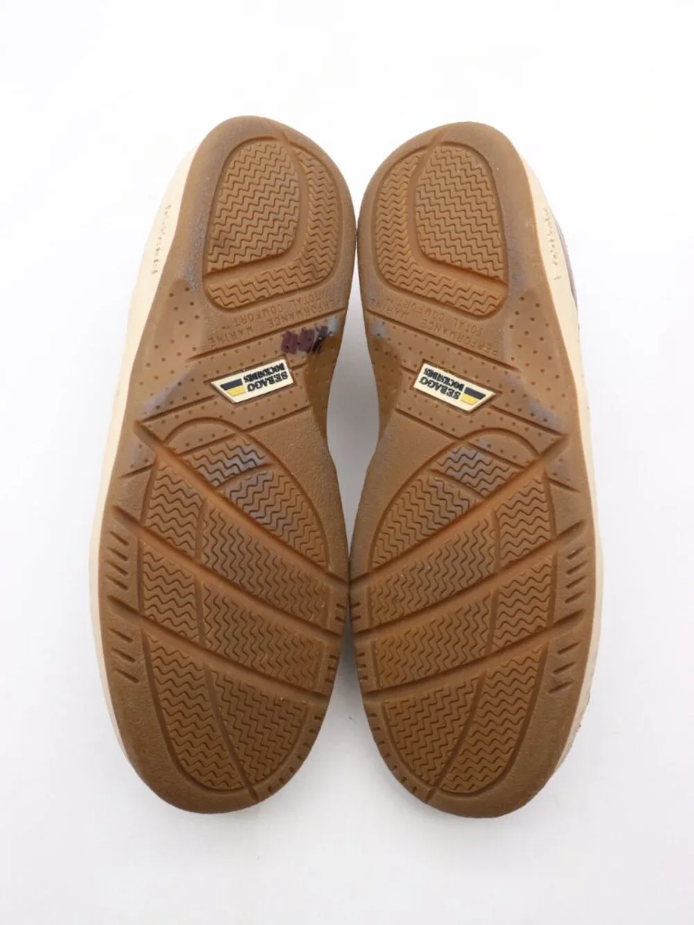 Sebago Docksides Brown Leather Men’s Size 10.5 M Slip On Loafers 7053